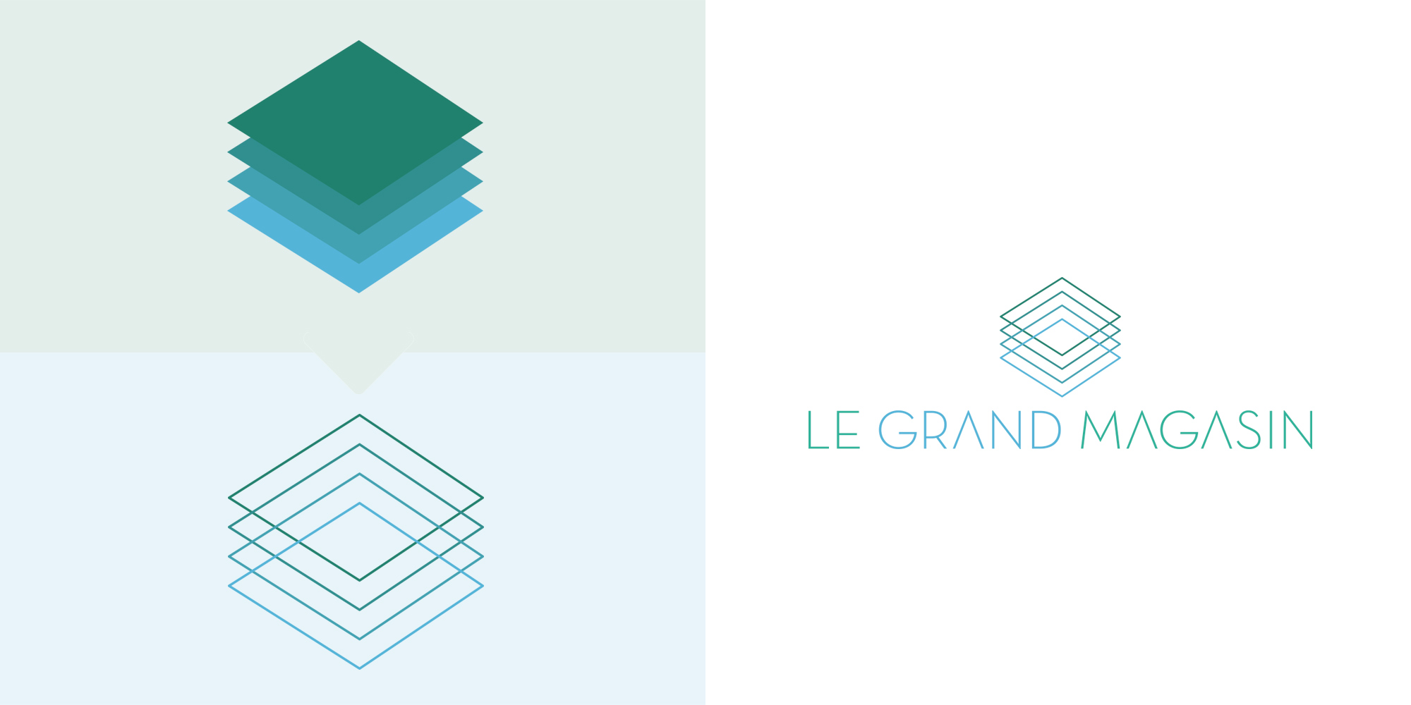 Logos - identité visuelle - IDDP - Hammerson - Le Grand Magasin